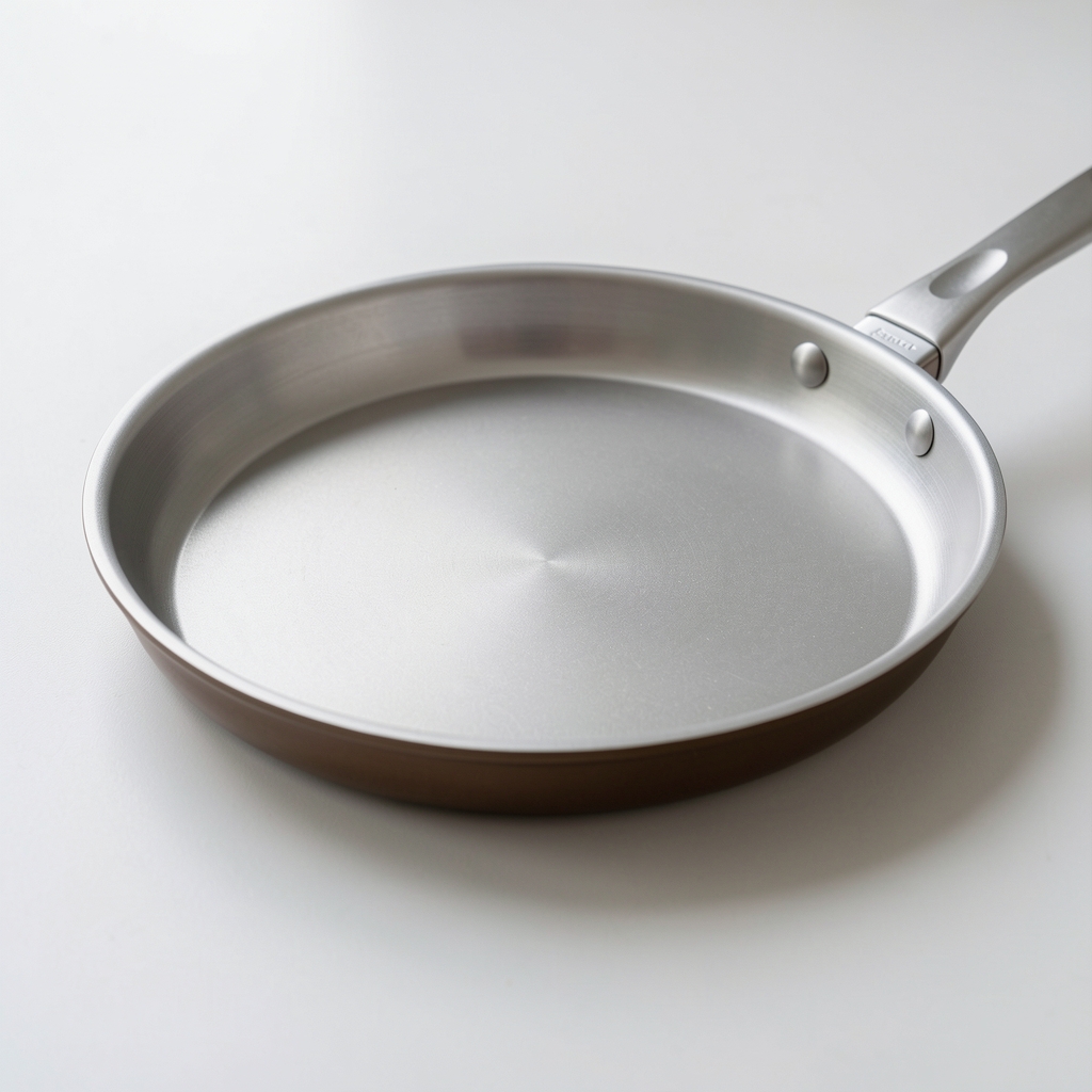 Base de la sartén Tefal 28cm con fondo de aluminio reforzado y marcador de compatibilidad con inducción